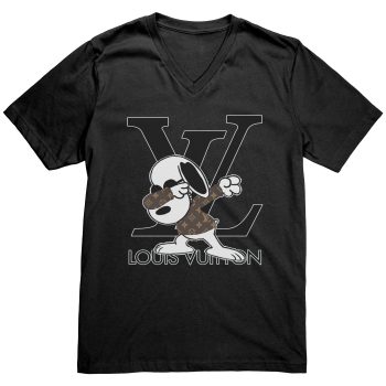 Louis Vuitton Snoopy Dabbing Mens V-Neck Shirt