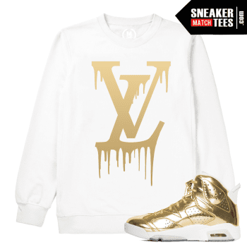 Match Jordan 6 Pinnacle Lv Drip White Sweatshirt