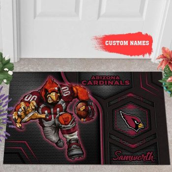 Arizona Cardinals 3D Doormats NFL Custom Name Doormat DM1132