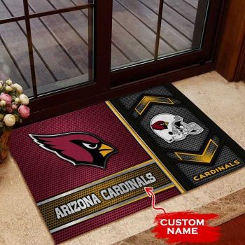 Arizona Cardinals Custom Name Doormat Welcome Mat Outdoor Door DM1365