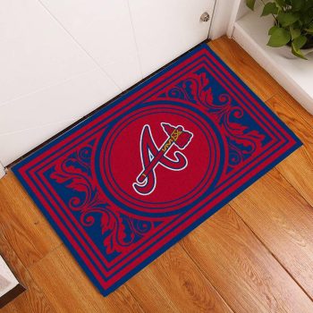 Atlanta Braves Funny Luxury Front Entrance Doormat Indoor Inside DM1556