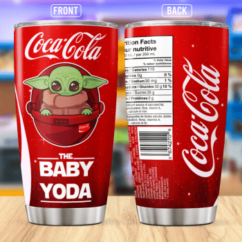 Baby Yoda Coca Cola Stainless Steel Tumbler 20oz