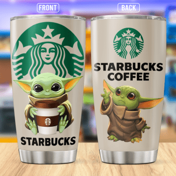 Baby Yoda Starbuck Stainless Steel Tumbler 20oz
