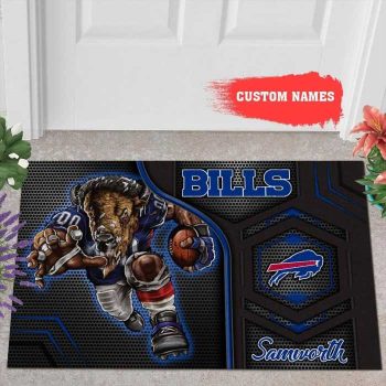 Buffalo Bills 3D Doormats NFL Custom Name Doormat DM1134