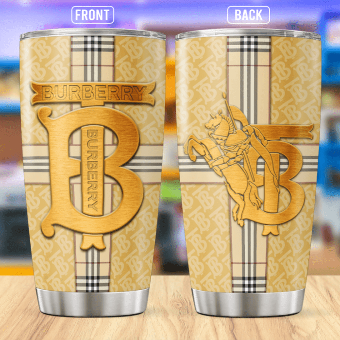 Burberry Stainless Steel Tumbler 20oz