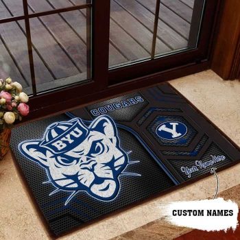 Byu Cougars 3D Doormats NCAA Custom Name Doormat DM1138