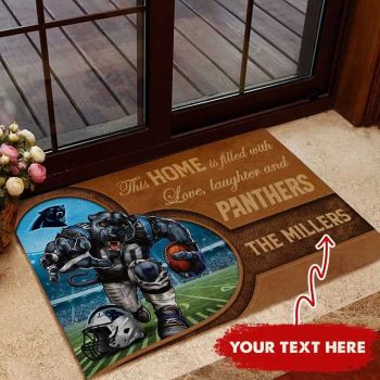 Carolina Panthers Custom Doormat Welcome Mat Outdoor Door Mats DM1243