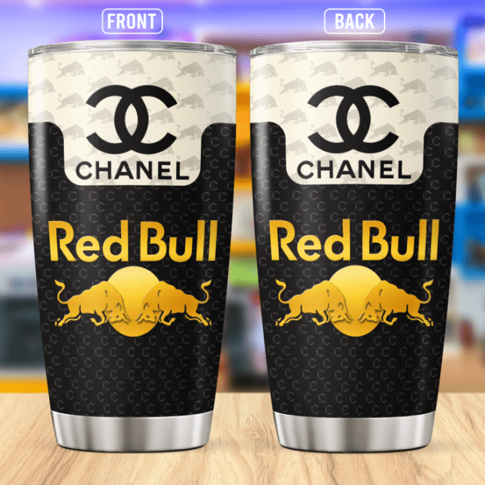 Chanel Red Bull Stainless Steel Tumbler 20oz