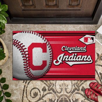 Cleveland Indians Baseball Funny Luxury Front Entrance Doormat Indoor DM1586