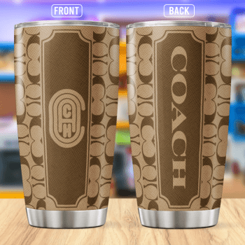Coach Stainless Steel Tumbler 20oz