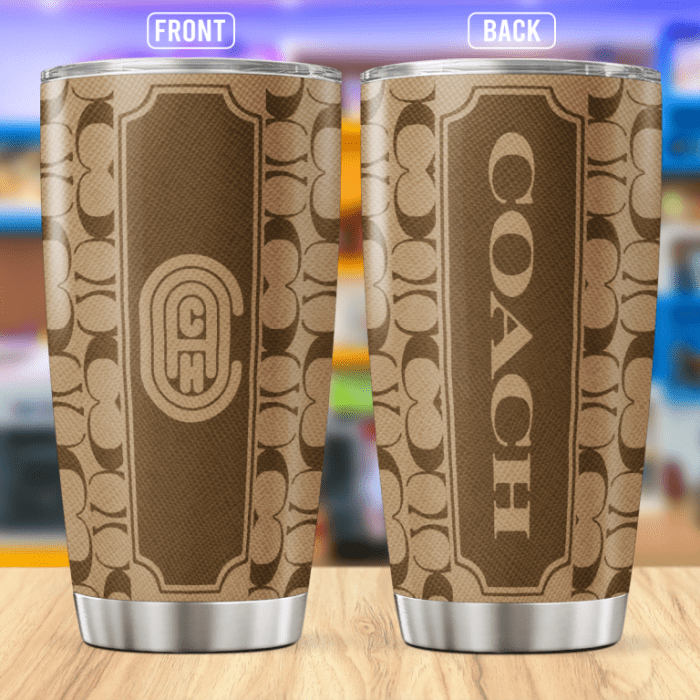 Coach Stainless Steel Tumbler 20oz