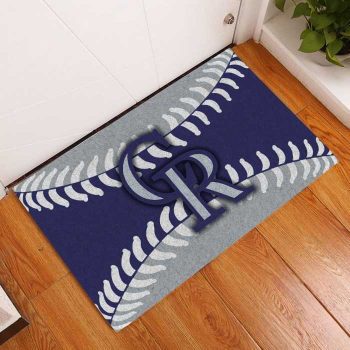 Colorado Rockies Baseball Funny Luxury Front Entrance Doormat Indoor DM1424