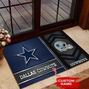 Dallas Cowboys Custom Name Doormat Welcome Mat Outdoor Door DM1364