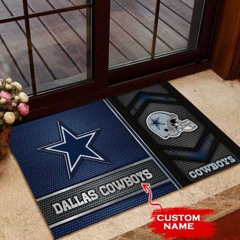 Dallas Cowboys Custom Name Doormat Welcome Mat Outdoor Door DM1364