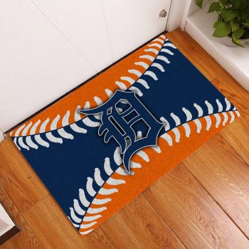 Detroit Tigers Baseball Luxury Front Entrance Doormat Indoor Inside DM1484