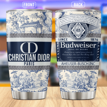 Dior Budweiser Stainless Steel Tumbler 20oz