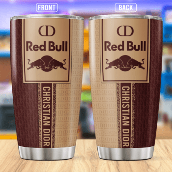 Dior Red Bull Stainless Steel Tumbler 20oz