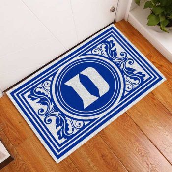 Duke Blue Devils Floral Funny Luxury Front Entrance Doormat DM1651