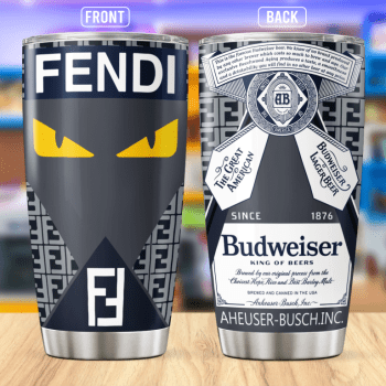 Fendi Budweiser Stainless Steel Tumbler 20oz