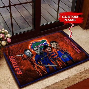Florida Gators 3D Doormats Halloween NCAA Custom Name DM1043