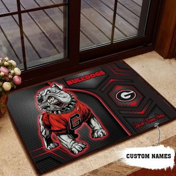 Georgia Bulldogs 3D Doormats NCAA Custom Name Doormat DM1156