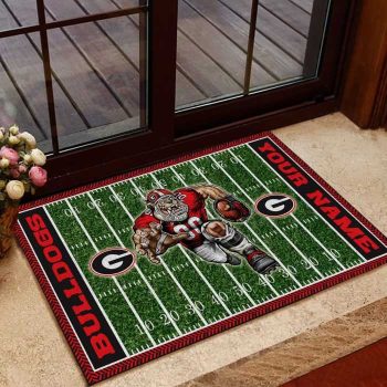 Georgia Bulldogs Football Home Field Mascot Custom Doormat DM1337
