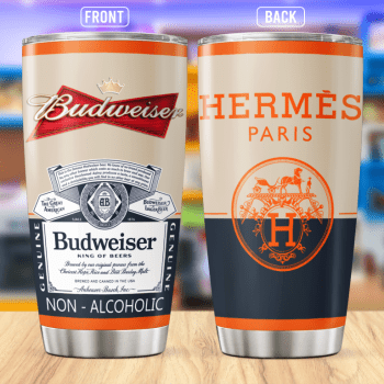 Hermes Budweiser Stainless Steel Tumbler 20oz