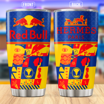 Hermes Red Bull Stainless Steel Tumbler 20oz