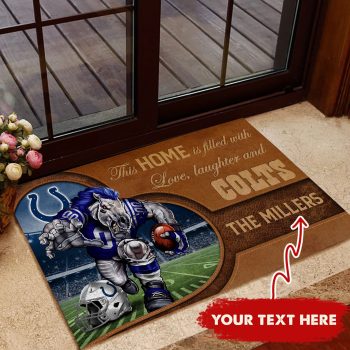 Indianapolis Colts Custom Doormat Welcome Mat Outdoor Door Mats DM1240