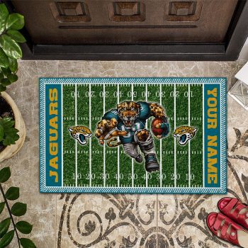 Jacksonville Jaguars Football Home Field Mascot Custom Doormat DM1283