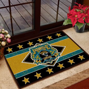 Jacksonville Jaguars NFL Vintage Design Classic Custom Name Entrance Doormat DM1310