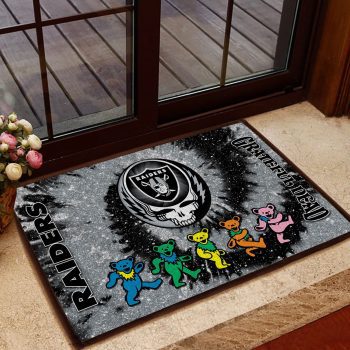 Las Vegas Raiders 3D Doormats NFL Grateful Dead Band DM1074