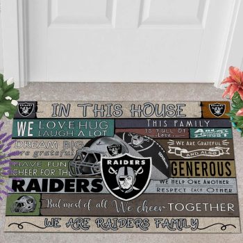 Las Vegas Raiders 3D Doormats NFL Quote Doormat DM1115