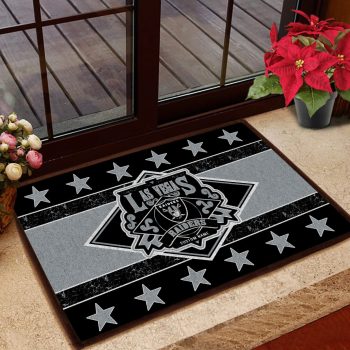 Las Vegas Raiders NFL Vintage Design Classic Custom Name Entrance Doormat Welcome Mat DM1831