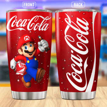 Mario Coca Cola Stainless Steel Tumbler 20oz