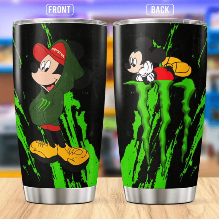 Mickey Monster Stainless Steel Tumbler 20oz