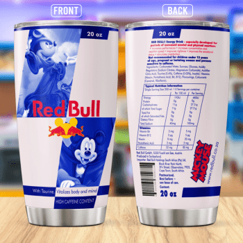Mickey Red Bull Stainless Steel Tumbler 20oz