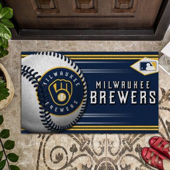 Milwaukee Brewers Baseball Funny Luxury Front Entrance Doormat Indoor DM1551