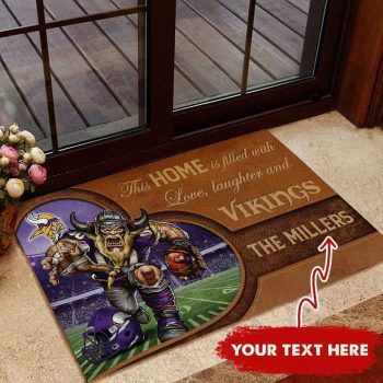 Minnesota Vikings Custom Doormat Welcome Mat Outdoor Door Mats DM1261