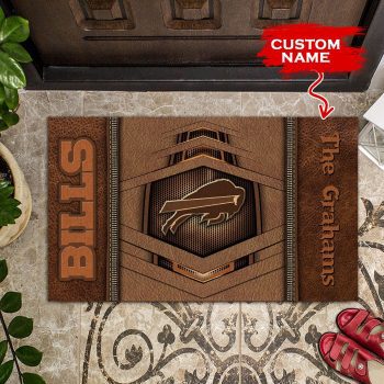 NFL Buffalo Bills Custom Name Doormat 09 Doormat Welcome DM1186