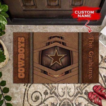 NFL Dallas Cowboys Custom Name Doormat 09 Doormat Welcome DM1200