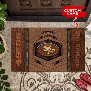 NFL San Francisco 49Ers Custom Name Doormat 09 Doormat DM1221