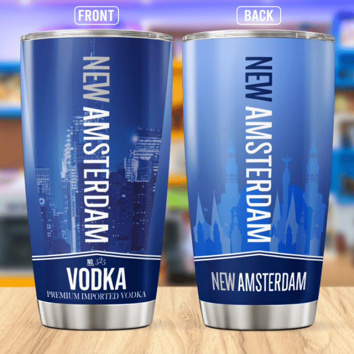New Amsterdam Vodka Stainless Steel Tumbler 20oz