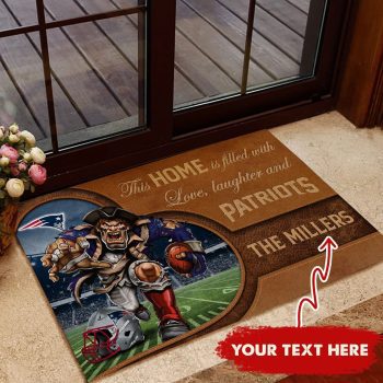 New England Patriots Custom Doormat Welcome Mat Outdoor Door DM1256
