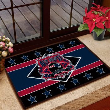 New England Patriots NFL Vintage Design Classic Custom Name Entrance Doormat Welcome Mat DM1830