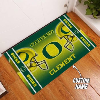 Oregon Ducks Custom Name Funny Luxury Front Entrance Doormat DM1531
