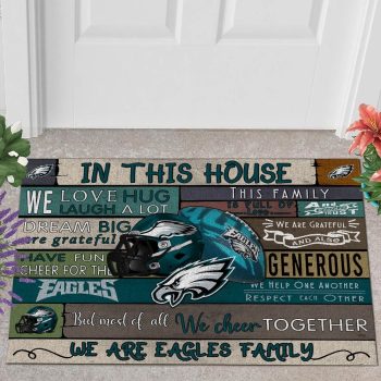 Philadelphia Eagles 3D Doormats NFL Quote Doormat Welcome DM1076