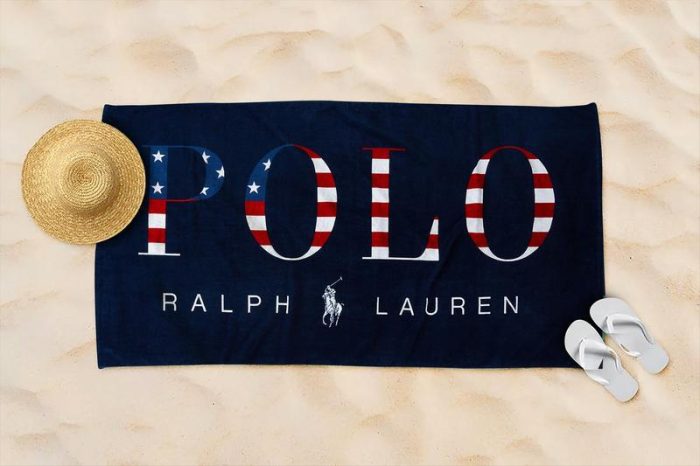 Ralph Lauren Corporation Beach Towel Luxury Brand Hot Trending Summer 2023 BT00363