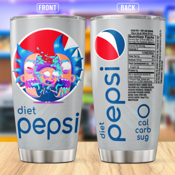 Rick Anh Morty Pepsi Stainless Steel Tumbler 20oz