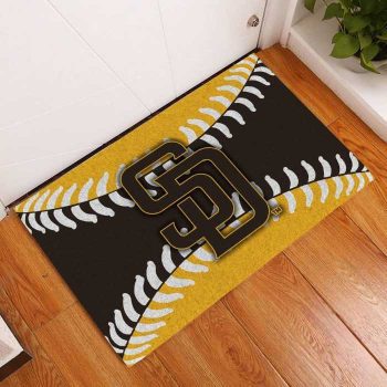 San Diego Padres Baseball Luxury Front Entrance Doormat Indoor DM1488